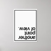 Another point of view leinwanddruck (Vorderseite)