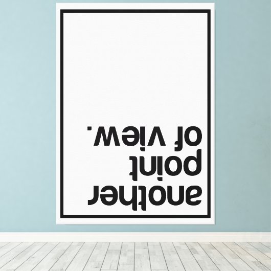 Another point of view leinwanddruck (Insitu (Holzboden))