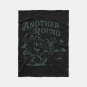 Another Round Golf Golfer Golf Lover Srts Men Dad Fleecedecke (Vorderseite)