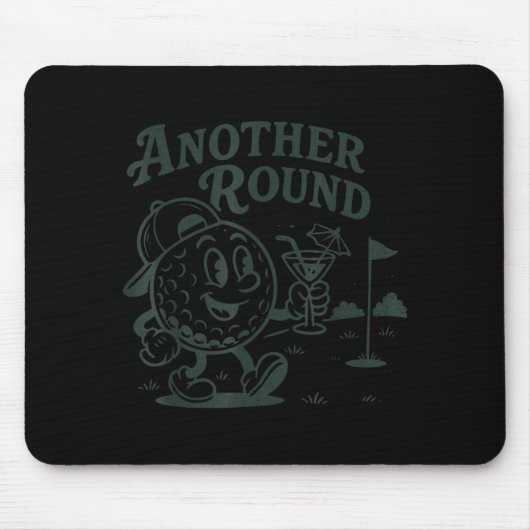 Another Round Golf Golfer Golf Lover Srts Men Dad  Mousepad (Vorne)