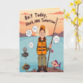 Another Year of Great Catches Birthday Karte (Gelbe Blume)