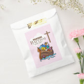 Anpassbar, Baby Girl Baptism Noah's Ark Geschenktütchen (Versiegelt)