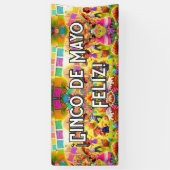 Anpassbar ¡Cinco de Mayo Fleliz! Banner (Vertikal)