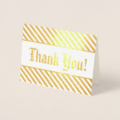 Anpassbar "Danke!" Karte (Vorderseite)