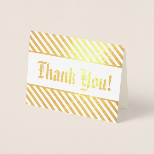 Anpassbar "Danke!" Karte (Vorderseite)