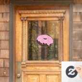 Anpassbar Dein Lieblings-Donut Fensteraufkleber (Haustür)