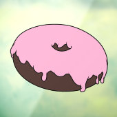 Anpassbar Dein Lieblings-Donut Fensteraufkleber (Blatt 3)
