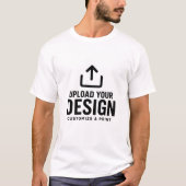 Anpassbar Einfache Leere Personalisierte T-Shirt (Vorderseite)