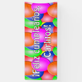 Anpassbar ¡Feliz cumpleaños! Banner (Vertikal)