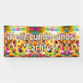 Anpassbar ¡Feliz cumpleaños! Fiesta Banner