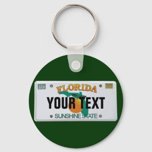 (Anpassbar) Florida-Lizenzplatte Schlüsselanhänger