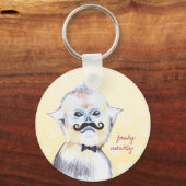 Anpassbar: Funky Monkey Schlüsselanhänger (Vorderseite)