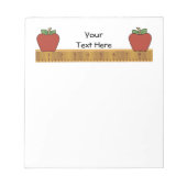 Anpassbar für Lehrer Notizblock (Vorderseite)