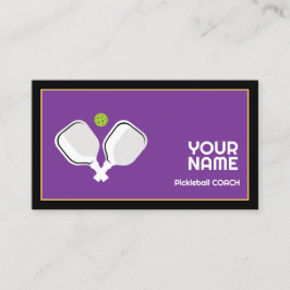 Anpassbar für Pickleball-Coach Visitenkarte