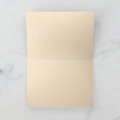 (Anpassbar) Goldene Erinnerungen Karte (Innenseite)