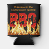 (Anpassbar) GRILLEN kann kühler werden Dosenkühler (Vorderseite)