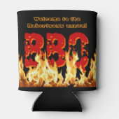 (Anpassbar) GRILLEN kann kühler werden Dosenkühler (Rückseite)