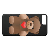 Anpassbar I Liebe You Teddy Bär Case-Mate iPhone Hülle (Rückseite (Horizontal))