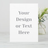 Anpassbar Ihr Design oder Text hier Personalisiert (Stehend Vorderseite)