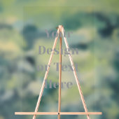 Anpassbar Ihr Design oder Text hier Personalisiert Acrylschild (Neutral)