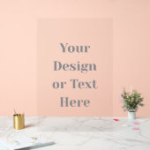 Anpassbar Ihr Design oder Text hier Personalisiert Acrylschild (Hochzeit)
