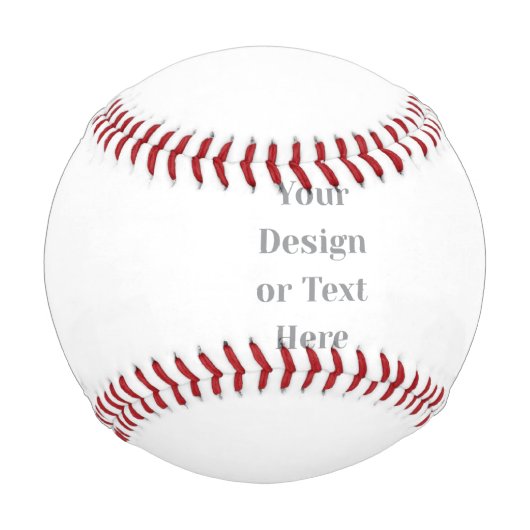 Anpassbar Ihr Design oder Text Hier Personalisiert Baseball (Vorderseite)