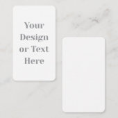 Anpassbar Ihr Design oder Text hier Personalisiert Begleitkarte (Vorne/Hinten)