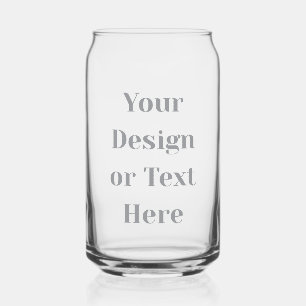 Anpassbar Ihr Design oder Text hier Personalisiert Dosenglas
