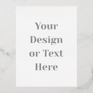 Anpassbar Ihr Design oder Text hier Personalisiert Folien Feiertagspostkarte
