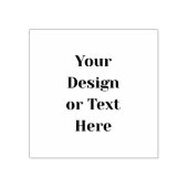 Anpassbar Ihr Design oder Text hier Personalisiert Gummistempel (Prägung)