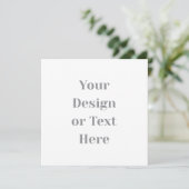 Anpassbar Ihr Design oder Text Hier Personalisiert Karte (Stehend Vorderseite)