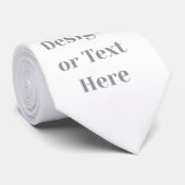Anpassbar Ihr Design oder Text hier Personalisiert Krawatte (Gerollt)