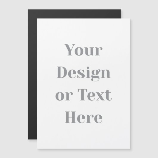Anpassbar Ihr Design oder Text Hier Personalisiert Magnetkarte (Vorne/Hinten)