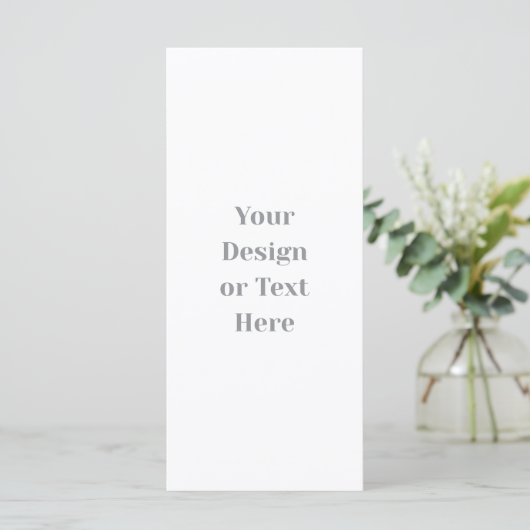 Anpassbar Ihr Design oder Text hier Personalisiert Menükarte (Stehend Vorderseite)