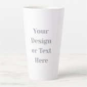Anpassbar Ihr Design oder Text Hier Personalisiert Milchtasse (Vorderseite)