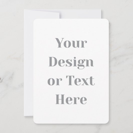 Anpassbar Ihr Design oder Text hier Personalisiert Mitteilungskarte (Vorderseite)