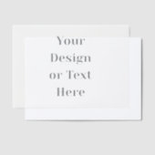 Anpassbar Ihr Design oder Text Hier Personalisiert Pergament Einladungen (Versetzt)