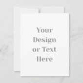 Anpassbar Ihr Design oder Text hier Personalisiert RSVP Karte (Vorderseite)