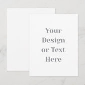 Anpassbar Ihr Design oder Text hier Personalisiert RSVP Karte (Vorne/Hinten)