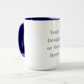 Anpassbar Ihr Design oder Text hier Personalisiert Tasse (Vorderseite Links)