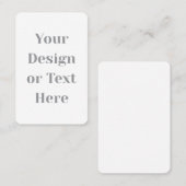 Anpassbar Ihr Design oder Text Hier Personalisiert Visitenkarte (Vorne/Hinten)
