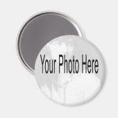 Anpassbar - Ihr Foto und Text Magnet (Vorderseite/Rückseite)