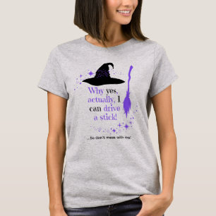 Anpassbar kann ich einen Stick Halloween T - Shirt