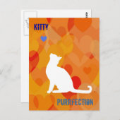 Anpassbar: Kitty hell Postkarte (Vorne/Hinten)