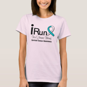 Anpassbar laufend für das Bewusstsein für Gebärmut T-Shirt
