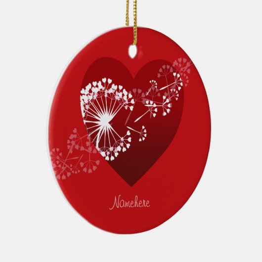 Anpassbar: Liebe Keramik Ornament (Rechts)