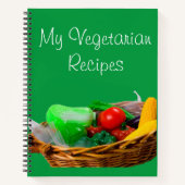 Anpassbar machen Sie Ihr eigenes vegetarisches Koc Notizblock (Vorderseite)