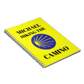 Anpassbar "Michael Hiking the Camino" Notizblock (Rechte Seite)