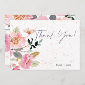 Anpassbar mit Kartenformat #1570C Dankeskarte (Vorne/Hinten)