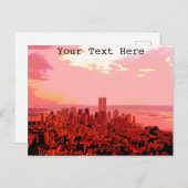 Anpassbar New York 2000 Postkarte (Vorne/Hinten)